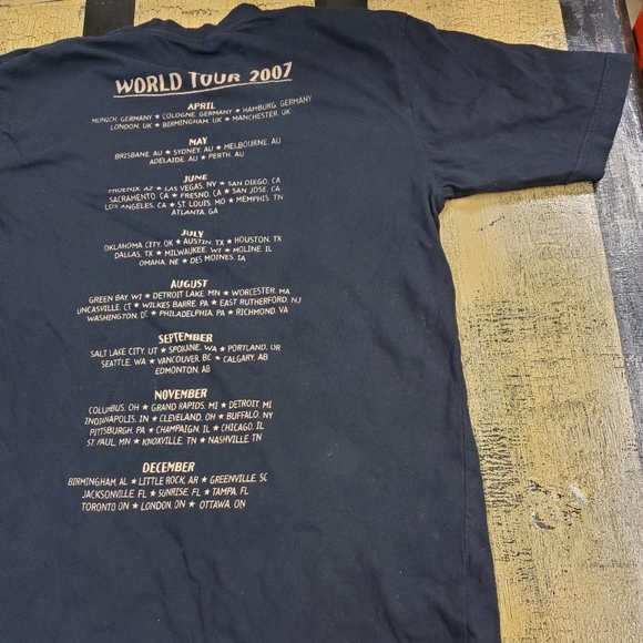 👸👕🎸🎤 Keith Urban 2007 Concert Tshirt sz S - Picture 10 of 11